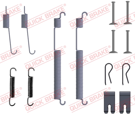 QUICK BRAKE 105-0053 Kit accessori, Ganasce freno-Kit accessori, Ganasce freno-Ricambi Euro