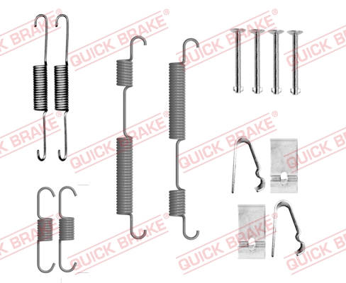 QUICK BRAKE 105-0054 Kit accessori, Ganasce freno-Kit accessori, Ganasce freno-Ricambi Euro