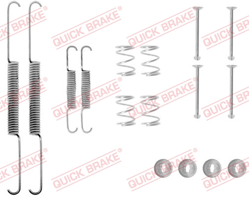 QUICK BRAKE 105-0507 Kit accessori, Ganasce freno