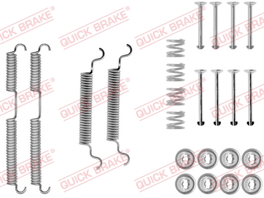 QUICK BRAKE 105-0513 Kit accessori, Ganasce freno-Kit accessori, Ganasce freno-Ricambi Euro