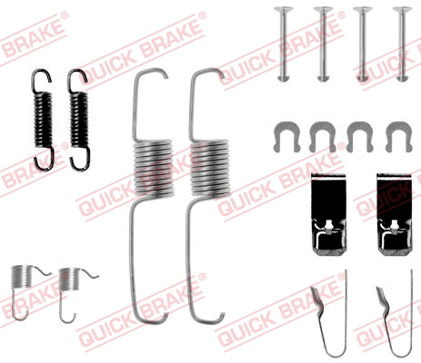 QUICK BRAKE 105-0534 Kit accessori, Ganasce freno