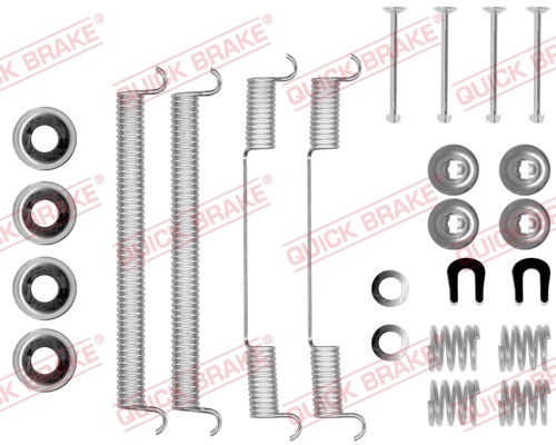 QUICK BRAKE 105-0543 Kit accessori, Ganasce freno