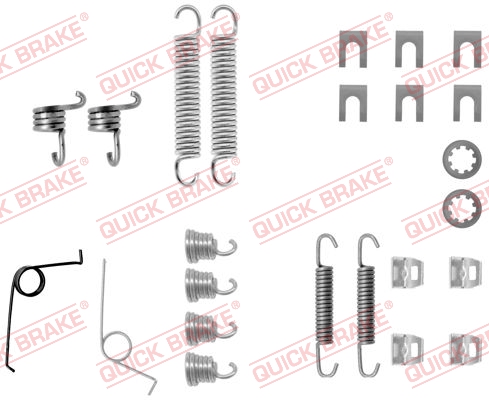 QUICK BRAKE 105-0545 Kit accessori, Ganasce freno