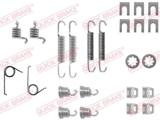 QUICK BRAKE 105-0554 Kit accessori, Ganasce freno-Kit accessori, Ganasce freno-Ricambi Euro