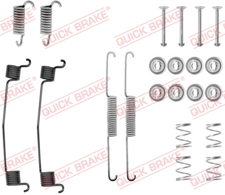 QUICK BRAKE 105-0561 Kit accessori, Ganasce freno