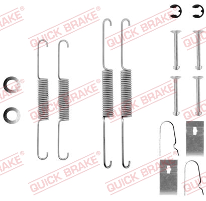 QUICK BRAKE 105-0578 Kit accessori, Ganasce freno