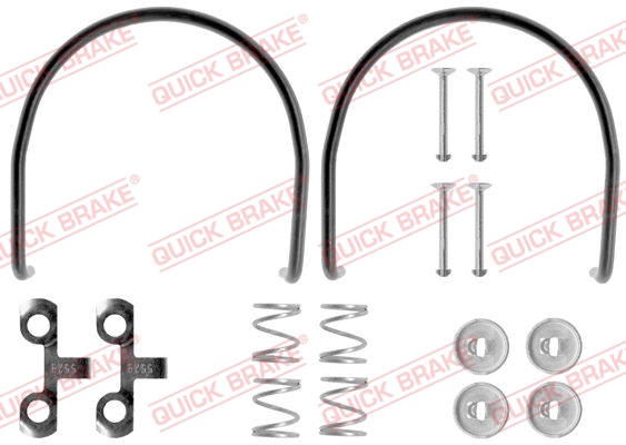 QUICK BRAKE 105-0587 Kit accessori, Ganasce freno