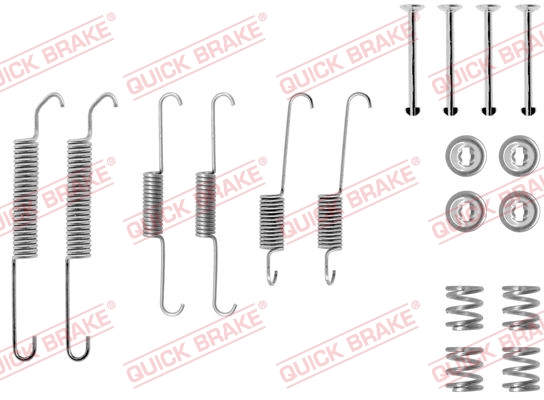 QUICK BRAKE 105-0590 Kit accessori, Ganasce freno