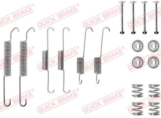 QUICK BRAKE 105-0590 Kit accessori, Ganasce freno-Kit accessori, Ganasce freno-Ricambi Euro