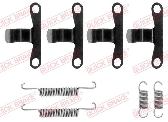 QUICK BRAKE 105-0594 Kit accessori, Ganasce freno stazionamento