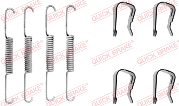 QUICK BRAKE 105-0595 Kit accessori, Ganasce freno