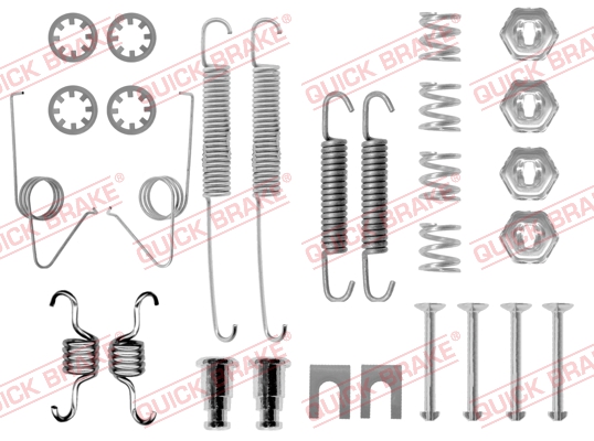 QUICK BRAKE 105-0614 Kit accessori, Ganasce freno-Kit accessori, Ganasce freno-Ricambi Euro