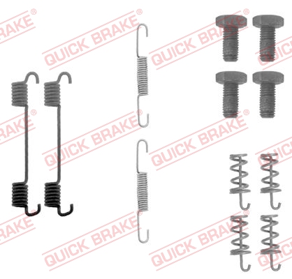 QUICK BRAKE 105-0622 Kit accessori, Ganasce freno stazionamento