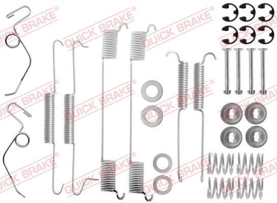 QUICK BRAKE 105-0625 Kit accessori, Ganasce freno