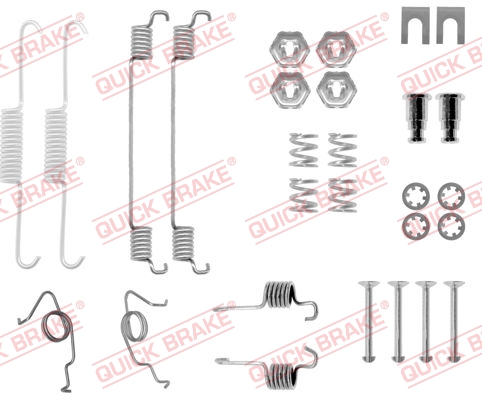 QUICK BRAKE 105-0626 Kit accessori, Ganasce freno-Kit accessori, Ganasce freno-Ricambi Euro