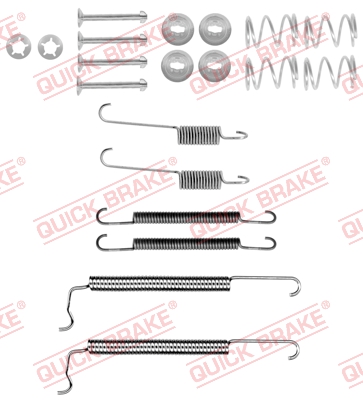 QUICK BRAKE 105-0628 Kit accessori, Ganasce freno