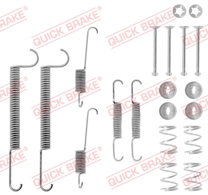 QUICK BRAKE 105-0630 Kit accessori, Ganasce freno