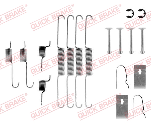 QUICK BRAKE 105-0636 Kit accessori, Ganasce freno