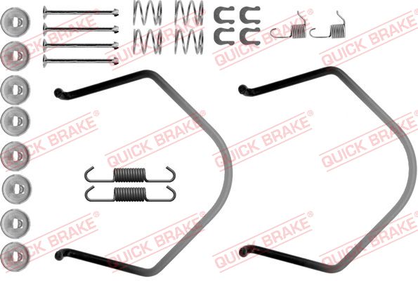 QUICK BRAKE 105-0638 Kit accessori, Ganasce freno-Kit accessori, Ganasce freno-Ricambi Euro