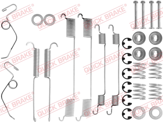 QUICK BRAKE 105-0642 Kit accessori, Ganasce freno