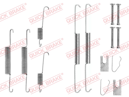 QUICK BRAKE 105-0645 Kit accessori, Ganasce freno-Kit accessori, Ganasce freno-Ricambi Euro