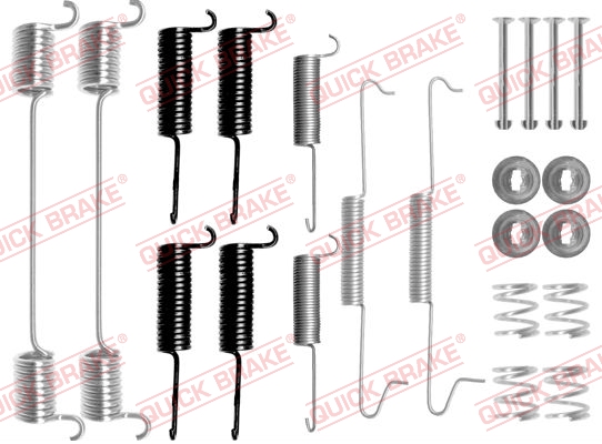 QUICK BRAKE 105-0648 Kit accessori, Ganasce freno