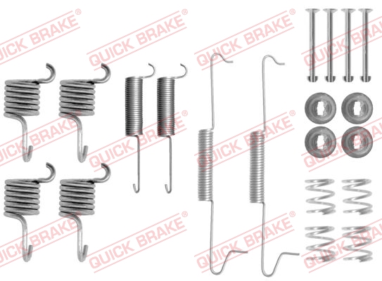 QUICK BRAKE 105-0649 Kit accessori, Ganasce freno-Kit accessori, Ganasce freno-Ricambi Euro