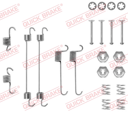 QUICK BRAKE 105-0650 Kit accessori, Ganasce freno