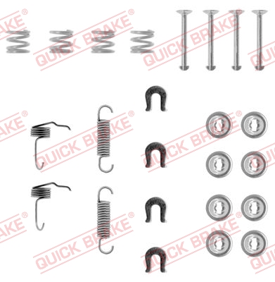 QUICK BRAKE 105-0655 Kit accessori, Ganasce freno-Kit accessori, Ganasce freno-Ricambi Euro