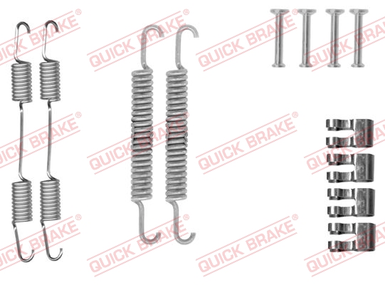 QUICK BRAKE 105-0666 Kit accessori, Ganasce freno