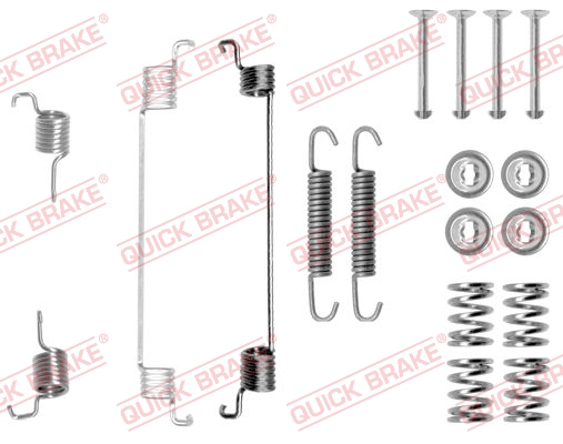 QUICK BRAKE 105-0672 Kit accessori, Ganasce freno