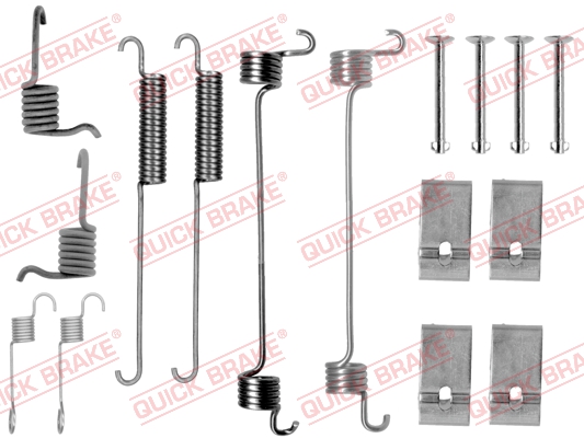 QUICK BRAKE 105-0676 Kit accessori, Ganasce freno-Kit accessori, Ganasce freno-Ricambi Euro