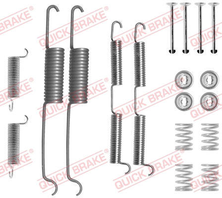 QUICK BRAKE 105-0687 Kit accessori, Ganasce freno-Kit accessori, Ganasce freno-Ricambi Euro