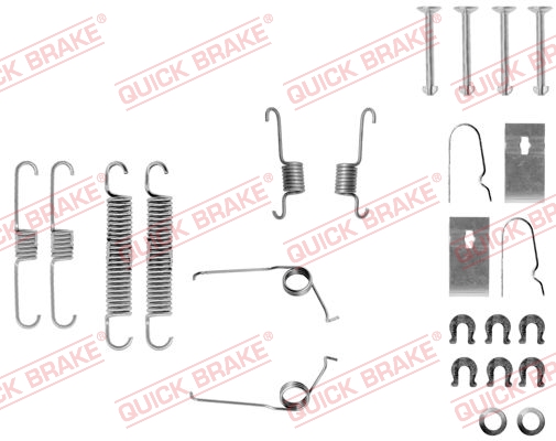 QUICK BRAKE 105-0693 Kit accessori, Ganasce freno-Kit accessori, Ganasce freno-Ricambi Euro