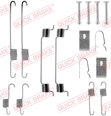 QUICK BRAKE 105-0699 Kit accessori, Ganasce freno