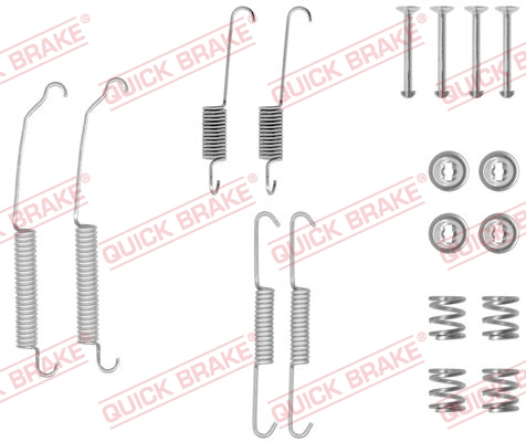 QUICK BRAKE 105-0701 Kit accessori, Ganasce freno-Kit accessori, Ganasce freno-Ricambi Euro
