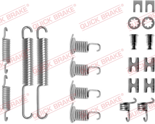 QUICK BRAKE 105-0702R Kit accessori, Ganasce freno