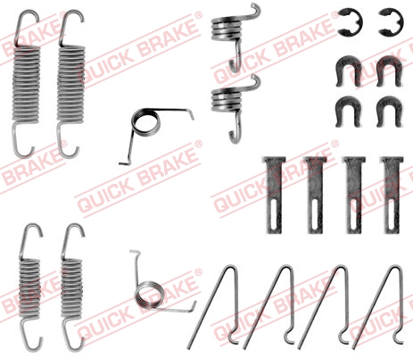 QUICK BRAKE 105-0703 Kit accessori, Ganasce freno