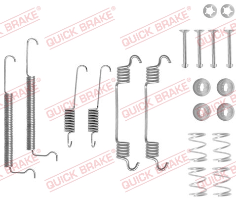 QUICK BRAKE 105-0709 Kit accessori, Ganasce freno