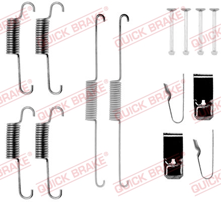 QUICK BRAKE 105-0723 Kit accessori, Ganasce freno-Kit accessori, Ganasce freno-Ricambi Euro