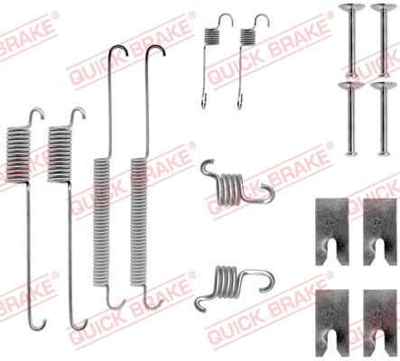 QUICK BRAKE 105-0732 Kit accessori, Ganasce freno