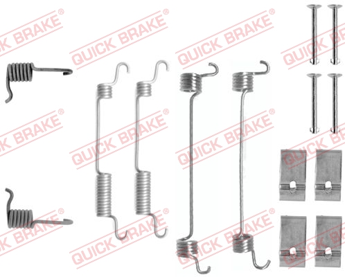 QUICK BRAKE 105-0735 Kit accessori, Ganasce freno