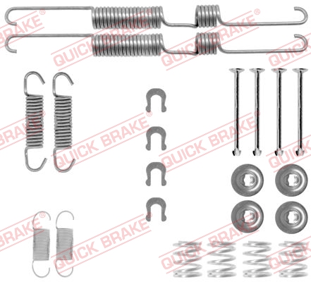 QUICK BRAKE 105-0738 Kit accessori, Ganasce freno