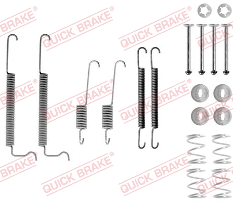 QUICK BRAKE 105-0744 Kit accessori, Ganasce freno