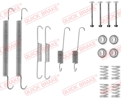 QUICK BRAKE 105-0757 Kit accessori, Ganasce freno