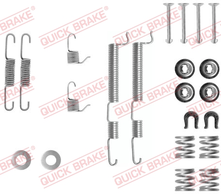 QUICK BRAKE 105-0765 Kit accessori, Ganasce freno