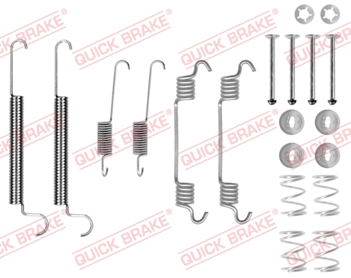 QUICK BRAKE 105-0766 Kit accessori, Ganasce freno