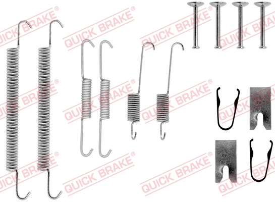 QUICK BRAKE 105-0771 Kit accessori, Ganasce freno