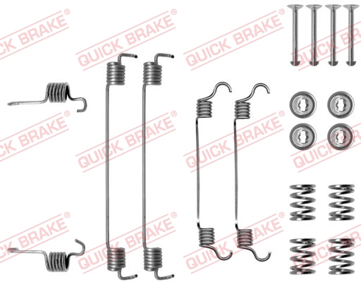 QUICK BRAKE 105-0784 Kit accessori, Ganasce freno