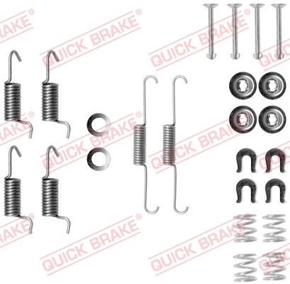 QUICK BRAKE 105-0788 Kit accessori, Ganasce freno stazionamento